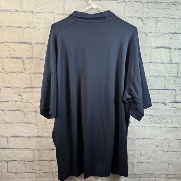 Nike Golf Fit Dry Short Sleeve Polo Blue Size XXL - Picture 4 of 6